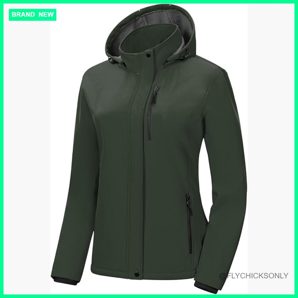 Softshell Jacket Fleece Lined Waterproof Windbrea… - image 1